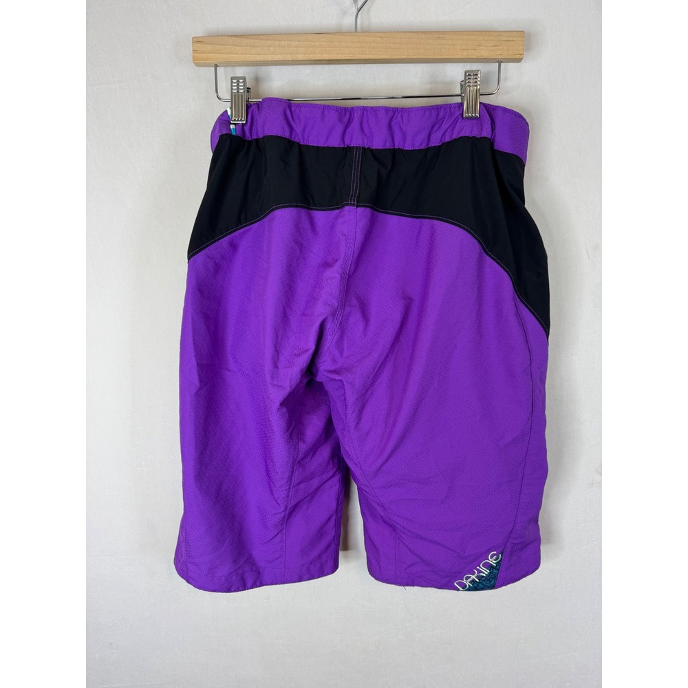 Dakine Mens Purple Black Mountain Bike Shorts with Padded Liner Size 30 8555803 - Picture 2 of 7